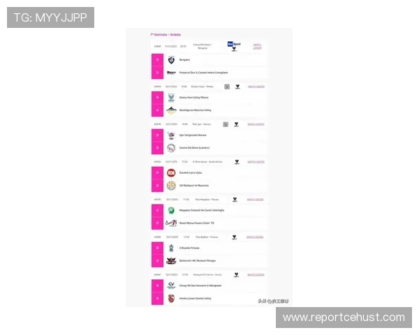 最新意甲联赛女排赛程与实时比分全面解析及精彩赛事回顾